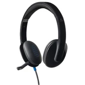 LOGITECH H540 USB KABLOLU KULAKLIK SİYAH 981-000480 - 1