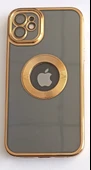 Apple iphone 11 Uyumlu Lazer Kenarlı Şeffaf Lüks Kılıf - 2