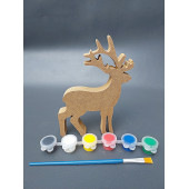 Geyik Boyalı Tekli Hayvan Takımı ( 15 cm - 18 mm ) - 1