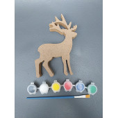 Geyik Boyalı Tekli Hayvan Takımı ( 15 cm - 18 mm ) - 4