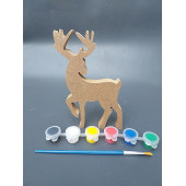 Geyik Boyalı Tekli Hayvan Takımı ( 15 cm - 18 mm ) - 1
