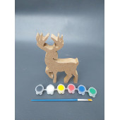 Geyik Boyalı Tekli Hayvan Takımı ( 15 cm - 18 mm ) - 2