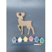 Geyik Boyalı Tekli Hayvan Takımı ( 15 cm - 18 mm ) - 3