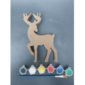 Geyik Boyalı Tekli Hayvan Takımı ( 15 cm - 18 mm ) - 5