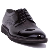 Dagoster DMA08-809 Siyah Rugan Ortopedik Günlük Erkek Deri Ayakkabı thumbnail 1