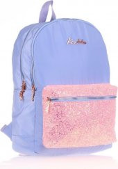 Kaukko Bright Sırt Çantası Taşlı Floral Mavi K1521 - 2