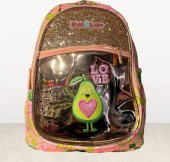 Kaukko Love Aynalı Taşlı Sırt Çantası thumbnail 1