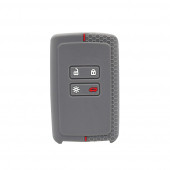 RENAULT TALİSMAN MEGANE CLIO 5 KADJAR  CAPTUR SİLİKON KILIF(GRİ-KIRMIZI) thumbnail 2