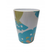 50107K KALEMLİK MAVİ YAPRAKLI OFİS GERECİ 6X6X10CM 350ML - 2