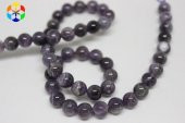 Ametist Taşı Koyu Renk 8mm/adet thumbnail 3