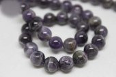 Ametist Taşı Koyu Renk 8mm/adet thumbnail 6