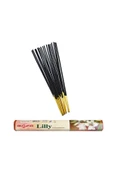 5 Paket 20 Çubuklu Tütsü Lemon - Amber - Lilly- Jasmine - Coconut - Kayık Hediyeli - 6