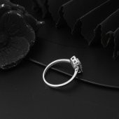 Baget Taşlı Beyaz Altın Yüzük thumbnail 4