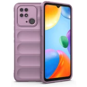 Xiaomi Redmi 10C / Poco C40 Kılıf Optimum Lens Çerçeveli Silikon Kapak - 10