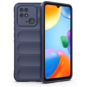 Xiaomi Redmi 10C / Poco C40 Kılıf Optimum Lens Çerçeveli Silikon Kapak - 6