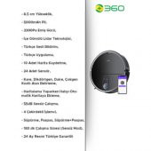 360 S10 Vacuum Mop Cleaner Akıllı Robot Süpürge - 6