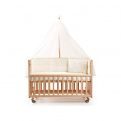 Duux Dada Anne Yanı Beşik 70 x 130 cm Naturel ve Uyku Seti - 3