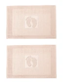 Özdilek 2li Winter Havlu Ayak İzli Paspas (50x70)-Bej - 1
