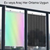 Coofbe Araç Güneşlik Otomatik Geri Çekilebilir 40x60cm Araç Ön Cam Güneşlik Katlanabilir Araç Oto Ön Cam Güneşlik - 4
