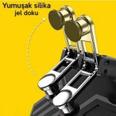 Polham 1200Mah Powerbankli Telefon Soğutuculu Fanlı Oyun Kolu, Pubg Ateş Tuşlu Soğutuculu Oyun Kolu - 6