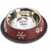 Playfull Desenli Renkli Çelik Mama ve Su Kabı 24 Oz 750 ml - 2