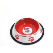 Playfull Renkli Desenli Çelik Mama ve Su Kabı 16 Oz - 2
