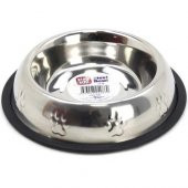 Playfull Pati Kabartma Desenli Çelik Mama ve Su Kabı 18CM 710ML - 2