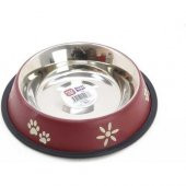 Playfull Renkli Desenli Çelik Mama ve Su Kabı 32 Oz - 2