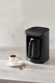 Hatır Köz Türk Kahve Makinesi Shiny Black 5 Fincan Kapasiteli Bol Köpüklü - 1