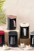 Hatır Köz Türk Kahve Makinesi Shiny Black 5 Fincan Kapasiteli Bol Köpüklü - 7
