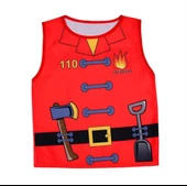 İTFAİYECİ KOSTÜMÜ BASKILI - 3