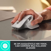 Logitech MX Master 3S Performance Kablosuz Bluetooth Mouse, 8.000 DPI, Sessiz, Ergonomik, Siyah 910 006559 - 8