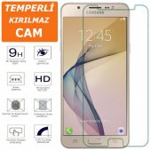 Samsung Galaxy J7 Prime Ekran Koruyucu 9H Şeffaf 2.5D Kırılmaz Temperli Cam Ekran Koruma (EY13IUR) - 1
