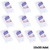 Poppy Plastik Lüx Şeffaf Kaşık - 18 Cm. - 3.2 Gr. - 50 Adetlik 10 Paket - 2