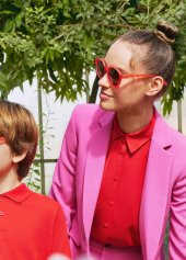 OLIVIO&CO Begonia Red Unisex Güneş Gözlüğü Yetişkin - 3