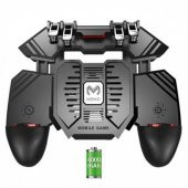 Polham 4000Mah Powerbankli Telefon Soğutuculu Fanlı Oyun Kolu, Pubg Ateş Tuşlu Soğutuculu Oyun Kolu - 1