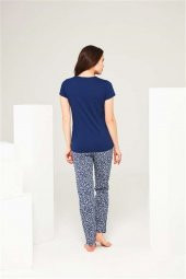 Mod Collection 3691 Kadın 3 Düğmeli Pijama Takım - 2