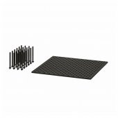 Çekmece İçi Düzenleyici, MeridyenDukkan Antrasit Renk 60 cm Tabak, Tencere, Kapak Düzenleyici - 1