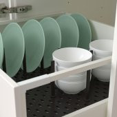 Çekmece İçi Düzenleyici, MeridyenDukkan Antrasit Renk 60 cm Tabak, Tencere, Kapak Düzenleyici - 2