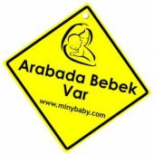Miny Baby Arabada Bebek Var İkazı - 1