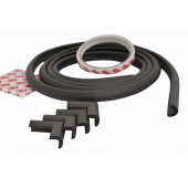 Miny Baby - Miny Kenar + Köşe Koruyucu 2M Kenar + 4 Adet Köşe-Kahverengi - 3