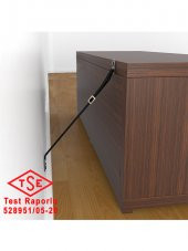 Miny Baby Eşya Tv Sabitleme Deprem Güvenliği Kayışı-Metal Başlıklı - Tse Test Raporlu - 1