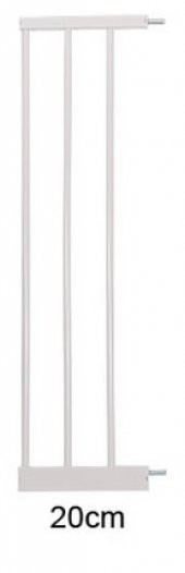 Miny Baby Otomatik Kapanır Güvenlik Kapısı Beyaz Uzatma Parçası 20 Cm - 1