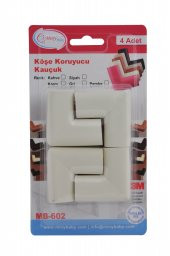 Miny Baby Kauçuk Köşe Koruyucu   4 Lü / Krem - 1