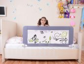 Miny Baby Katlanabilir Yatak Bariyeri-Gri - 2