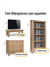 Miny Baby Eşya Tv Sabitleme Deprem Güvenliği Kayışı-Metal Başlıklı - Tse Test Raporlu - 5