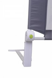 Miny Baby Katlanabilir Yatak Bariyeri-Gri - 4