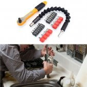 Zhltools 22 Parça Cırcır Anahtarlı Bits Tornavida Ucu ve Matkap Ucu Seti - 2