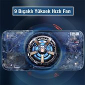 Coofbe Magsafe Uyumlu Radyatörlü Telefon Soğutma Fanı, İphone 12 13 14 Pro Max Telefon Soğutucusu - 3