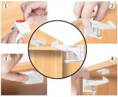 Portakal Safety Vidalı Çekmece-Dolap Kilidi - 1